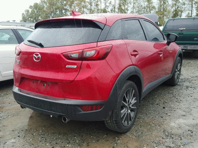 JM1DKFC74H0146940 - 2017 MAZDA CX-3 TOURI RED photo 4