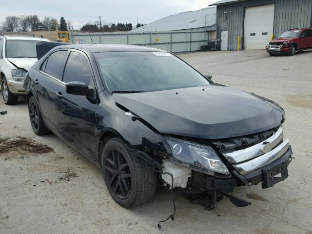 3FAHP0JA0CR185764 - 2012 FORD FUSION SEL BLACK photo 1