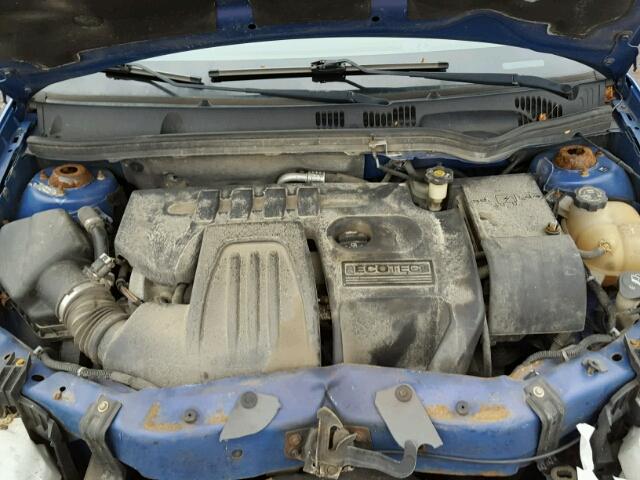 1G1AL58F687177617 - 2008 CHEVROLET COBALT LT BLUE photo 7