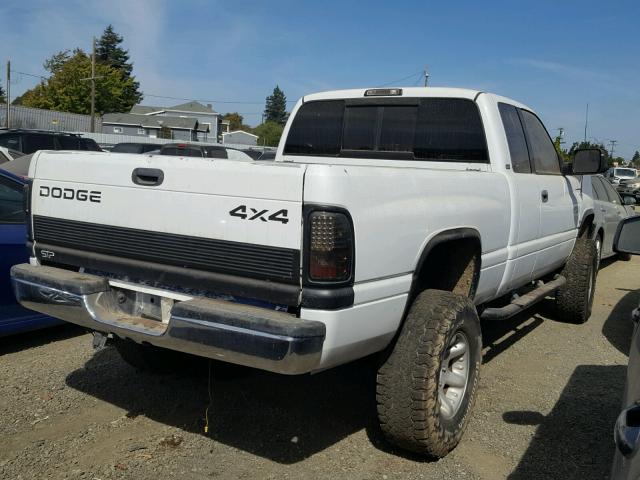 1B7HF13Z2WJ137932 - 1998 DODGE RAM 1500 WHITE photo 4