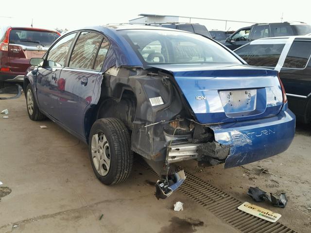 1G8AJ52F85Z147230 - 2005 SATURN ION LEVEL BLUE photo 3