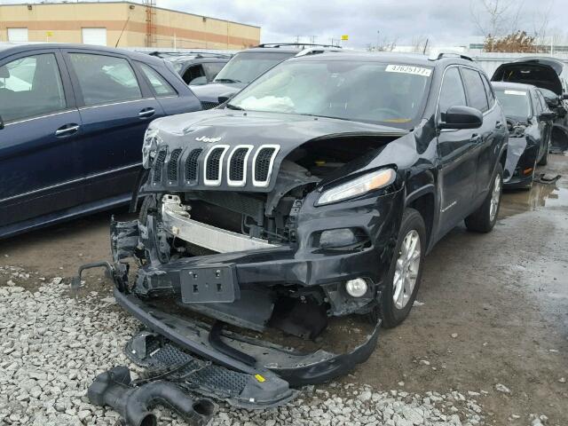 1C4PJMCS6FW647010 - 2015 JEEP CHEROKEE L BLACK photo 2