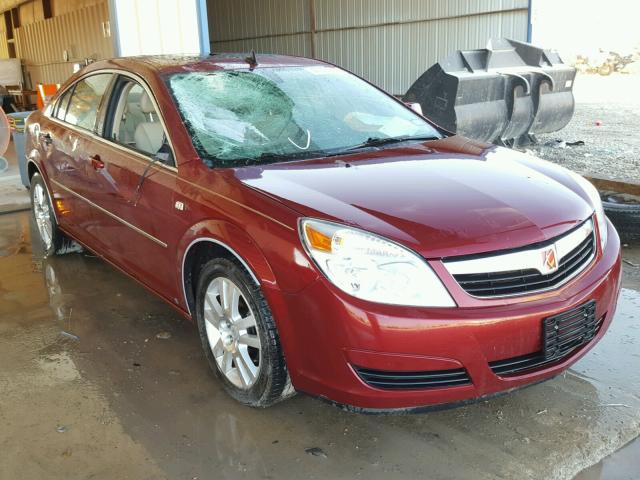 1G8ZS57N38F215584 - 2008 SATURN AURA XE RED photo 1