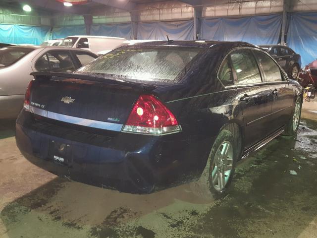 2G1WB5EK9A1229500 - 2010 CHEVROLET IMPALA LT BLUE photo 4