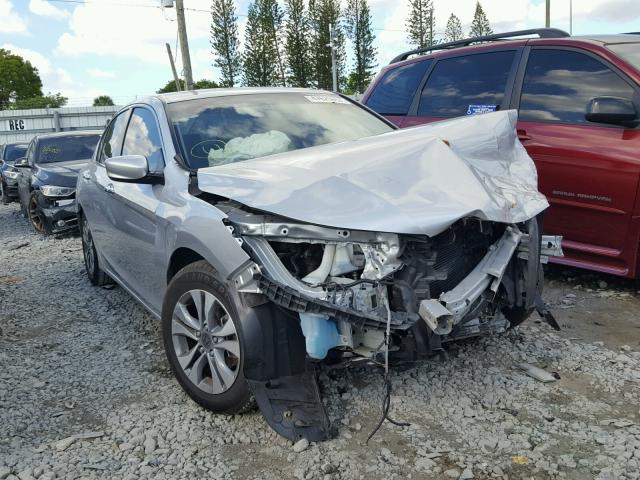 1HGCR2F34EA194860 - 2014 HONDA ACCORD LX SILVER photo 1