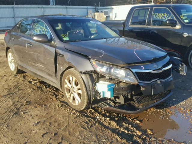 KNAGN4A78B5116083 - 2011 KIA OPTIMA EX GRAY photo 1