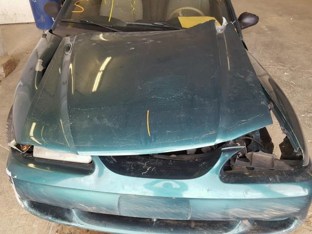 1FALP4043VF158393 - 1997 FORD MUSTANG GREEN photo 7