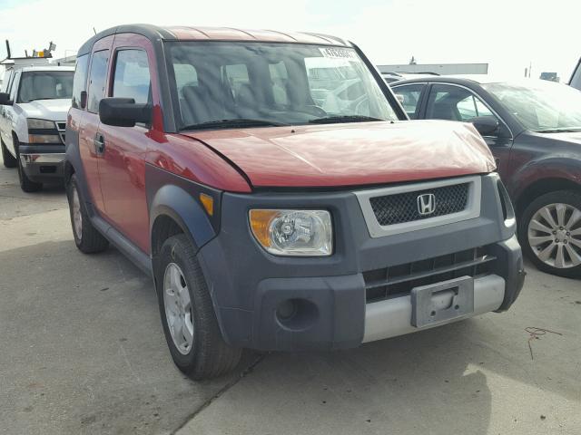 5J6YH27645L005459 - 2005 HONDA ELEMENT EX RED photo 1