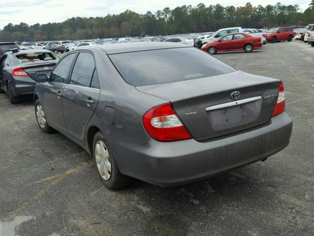 4T1BE32K43U668032 - 2003 TOYOTA CAMRY LE GRAY photo 3