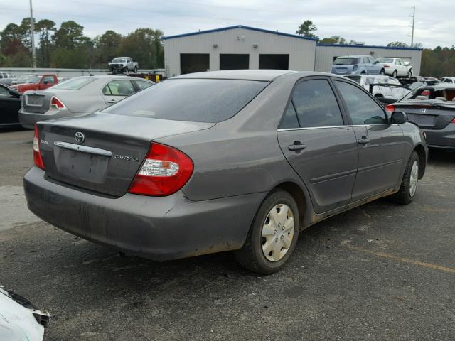 4T1BE32K43U668032 - 2003 TOYOTA CAMRY LE GRAY photo 4