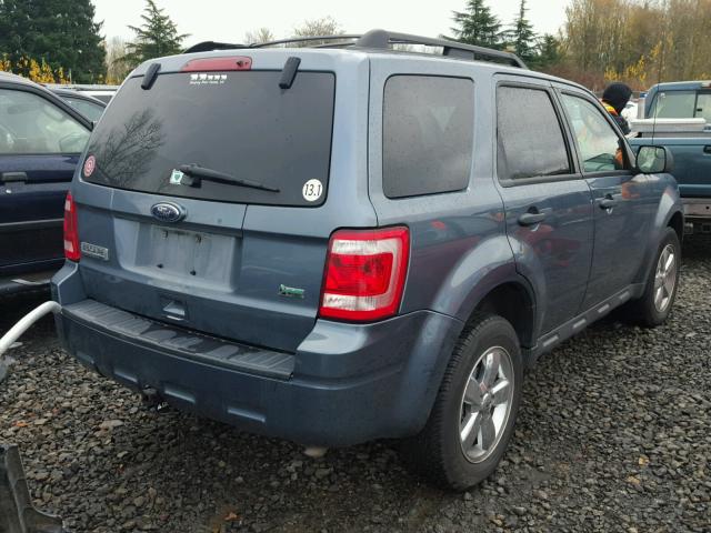 1FMCU9DG7BKA68215 - 2011 FORD ESCAPE XLT BLUE photo 4