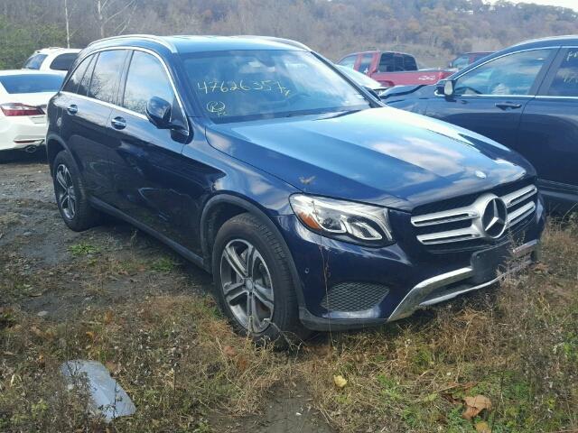 WDC0G4JB8HF143168 - 2017 MERCEDES-BENZ GLC 300 BLUE photo 1