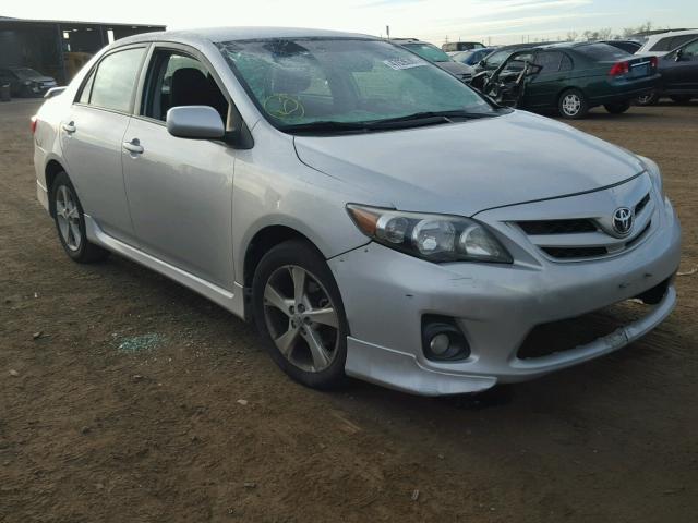 5YFBU4EE2CP045797 - 2012 TOYOTA COROLLA BA SILVER photo 1