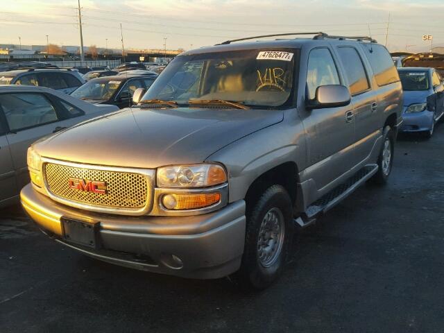 1GKFK66U91J175011 - 2001 GMC DENALI XL GRAY photo 2