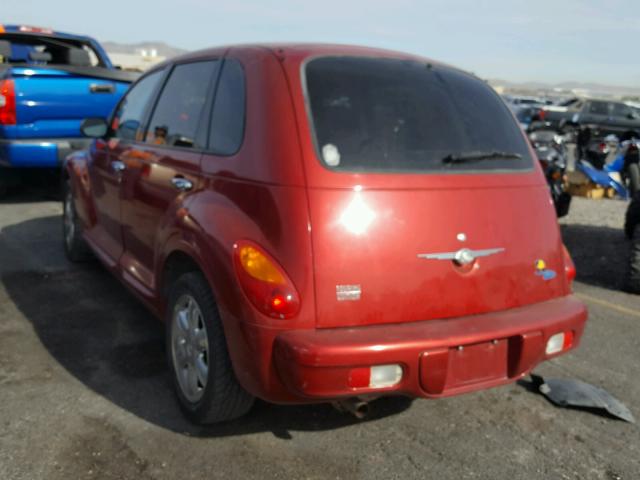 3C4FY58B23T525090 - 2003 CHRYSLER PT CRUISER RED photo 3