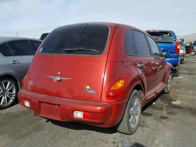 3C4FY58B23T525090 - 2003 CHRYSLER PT CRUISER RED photo 4