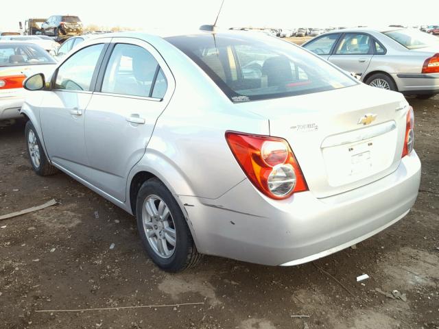 1G1JC5SH9F4141610 - 2015 CHEVROLET SONIC LT SILVER photo 3