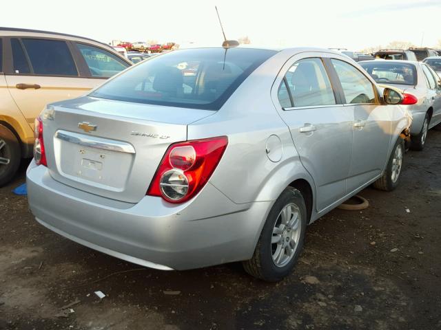 1G1JC5SH9F4141610 - 2015 CHEVROLET SONIC LT SILVER photo 4