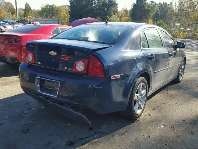 1G1ZA5E05AF256474 - 2010 CHEVROLET MALIBU LS BLUE photo 4