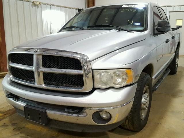 3D7KA28D34G246556 - 2004 DODGE RAM 2500 S SILVER photo 2