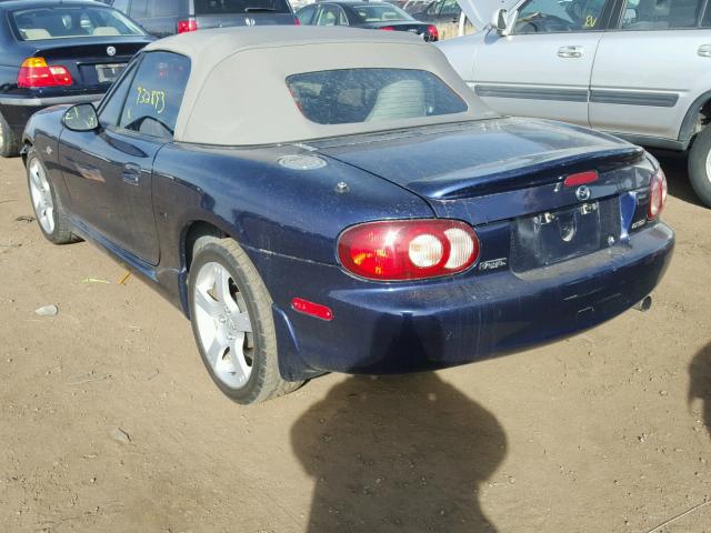 JM1NB353330307459 - 2003 MAZDA MX-5 MIATA BLUE photo 3