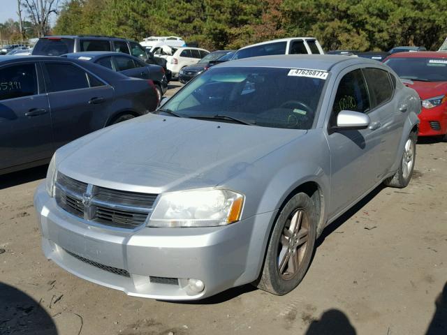 1B3CC5FB2AN226685 - 2010 DODGE AVENGER R/ SILVER photo 2