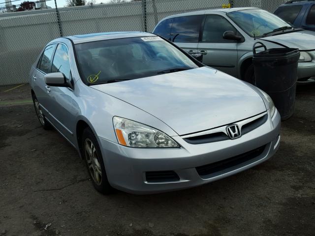 1HGCM56867A116031 - 2007 HONDA ACCORD EX SILVER photo 1