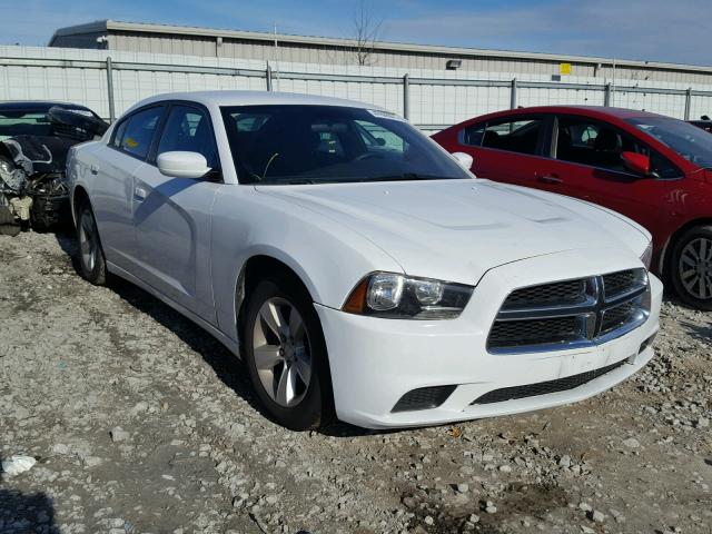 2C3CDXBG5CH296643 - 2012 DODGE CHARGER SE WHITE photo 1