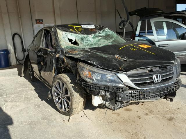 1HGCR2F57EA004499 - 2014 HONDA ACCORD SPO BLACK photo 1