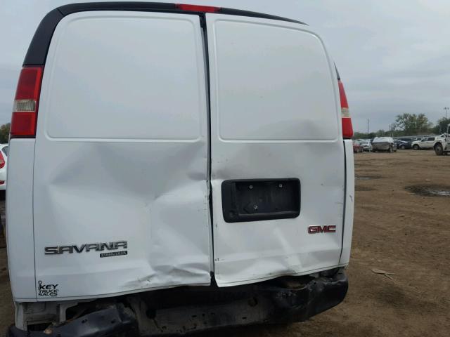 1GTZ7TBG6D1169809 - 2013 GMC SAVANA G35 WHITE photo 9