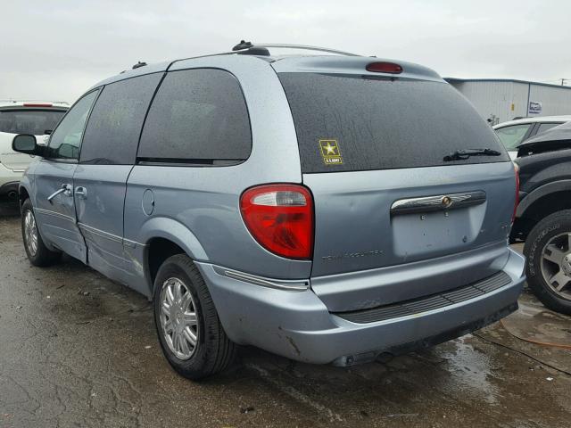 2A8GP64L26R893605 - 2006 CHRYSLER TOWN & COU BLUE photo 3