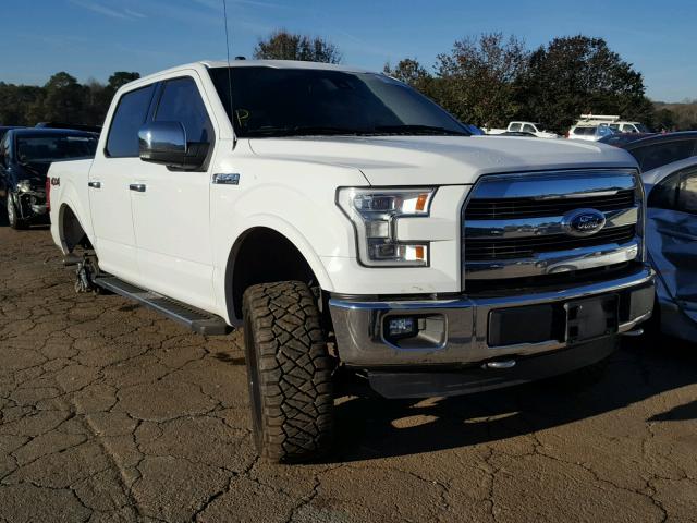 1FTEW1EF7FFA84380 - 2015 FORD F150 SUPER WHITE photo 1