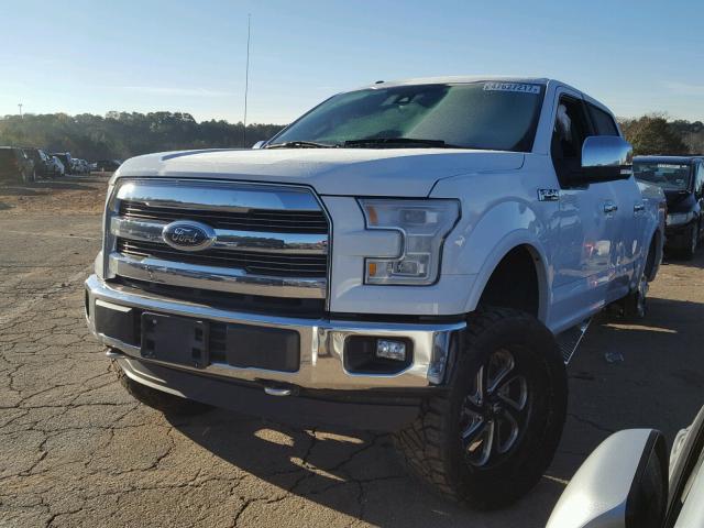 1FTEW1EF7FFA84380 - 2015 FORD F150 SUPER WHITE photo 2