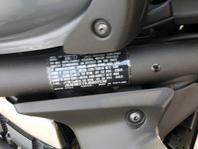 JKAENEE19JDA02536 - 2018 KAWASAKI EN650 E GRAY photo 10