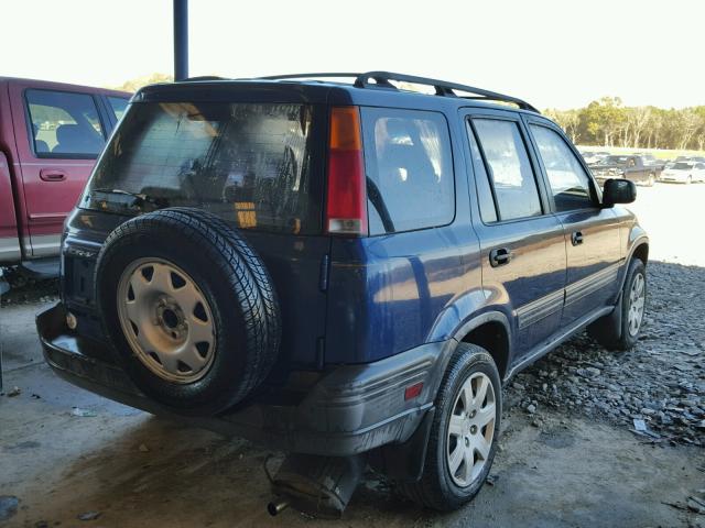 JHLRD1844VC011584 - 1997 HONDA CR-V LX BLUE photo 4