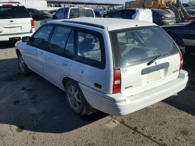 3MASM15J4SR635276 - 1995 MERCURY TRACER BAS WHITE photo 3