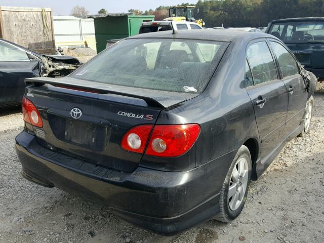 1NXBR32E48Z027999 - 2008 TOYOTA COROLLA CE BLACK photo 4