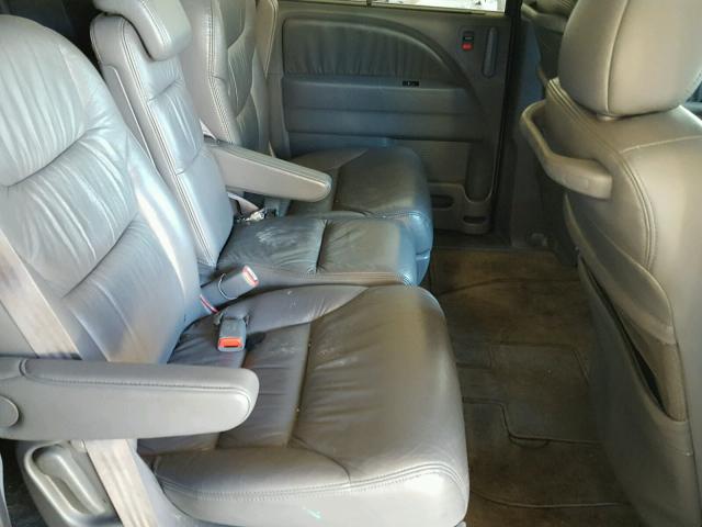 5FNRL387X7B015473 - 2007 HONDA ODYSSEY EX BLUE photo 6