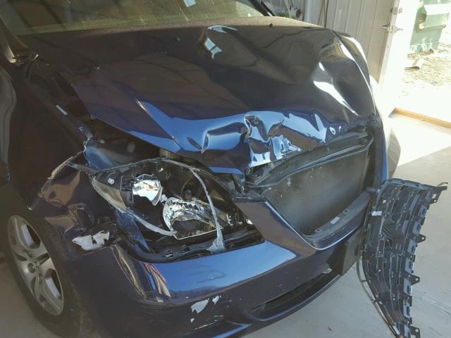 5FNRL387X7B015473 - 2007 HONDA ODYSSEY EX BLUE photo 9