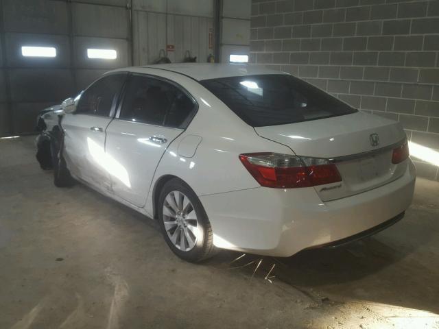 1HGCR2F81DA275566 - 2013 HONDA ACCORD EXL WHITE photo 3