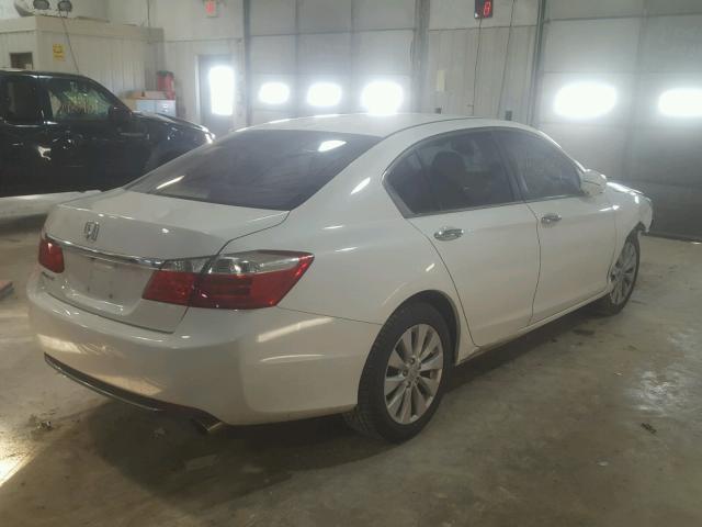 1HGCR2F81DA275566 - 2013 HONDA ACCORD EXL WHITE photo 4