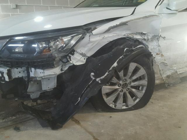 1HGCR2F81DA275566 - 2013 HONDA ACCORD EXL WHITE photo 9