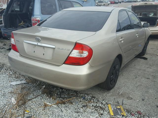 4T1BE32K94U839309 - 2004 TOYOTA CAMRY LE 棕色 照片 4