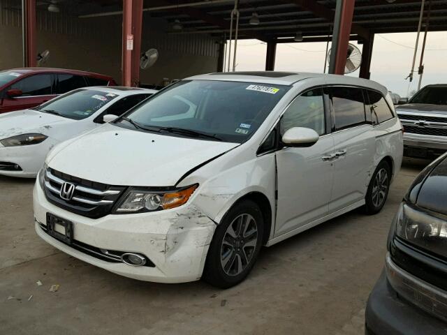 5FNRL5H91FB059292 - 2015 HONDA ODYSSEY TO WHITE photo 2