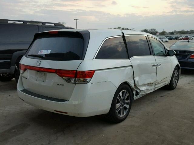 5FNRL5H91FB059292 - 2015 HONDA ODYSSEY TO WHITE photo 4