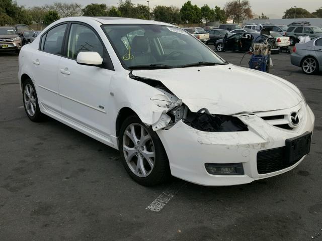 JM1BK324081828060 - 2008 MAZDA 3 S WHITE photo 1