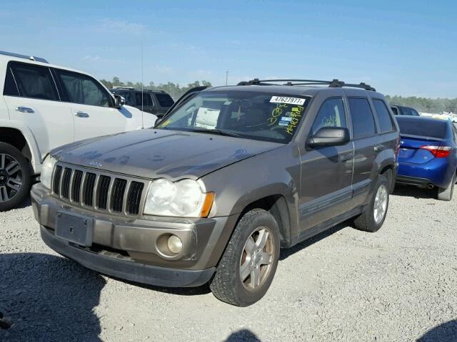 1J4GS48K76C153112 - 2006 JEEP GRAND CHER GRAY photo 2