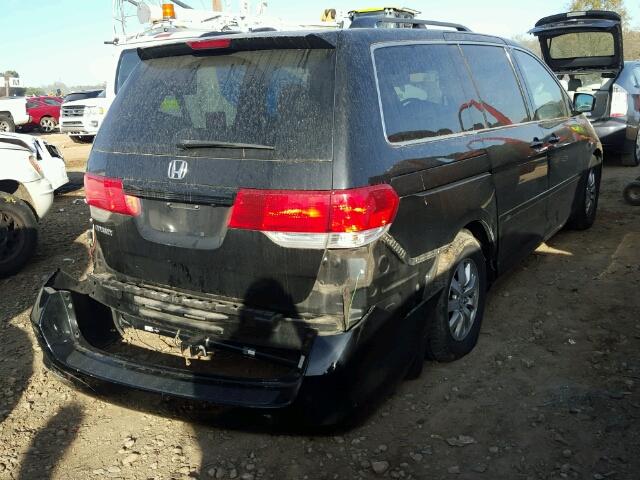 5FNRL3H74AB060383 - 2010 HONDA ODYSSEY EX BLACK photo 4