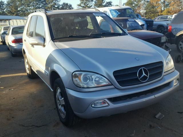 4JGAB57E83A442550 - 2003 MERCEDES-BENZ ML 350 SILVER photo 1