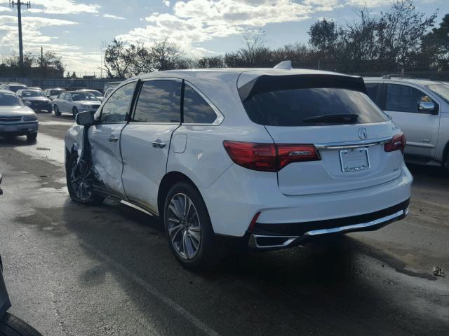 5J8YD4H55HL005267 - 2017 ACURA MDX TECHNO WHITE photo 3